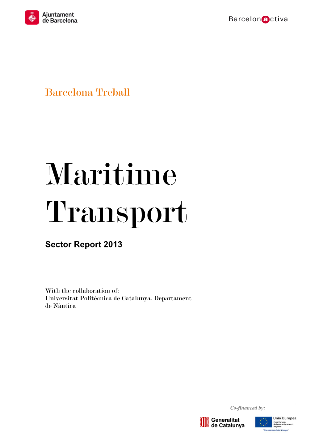 Sector Report: Maritime Transport