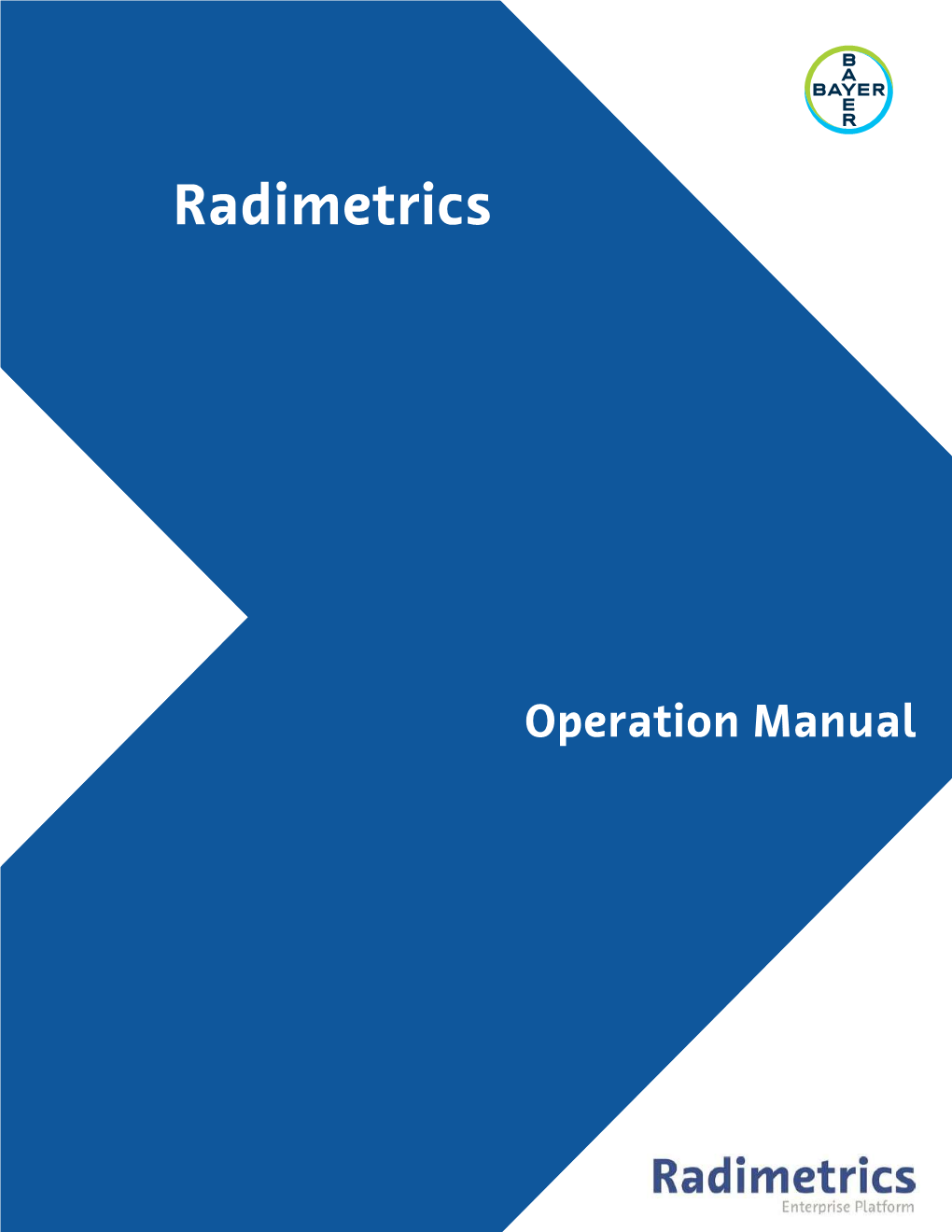 Radimetrics 3.0A Operation Manual