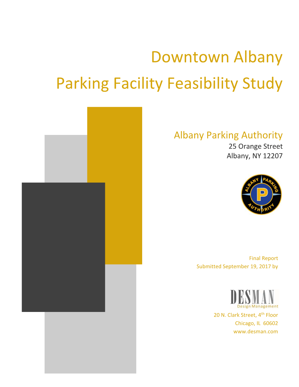 Downtown Albany Parking Facility Feasibility Study