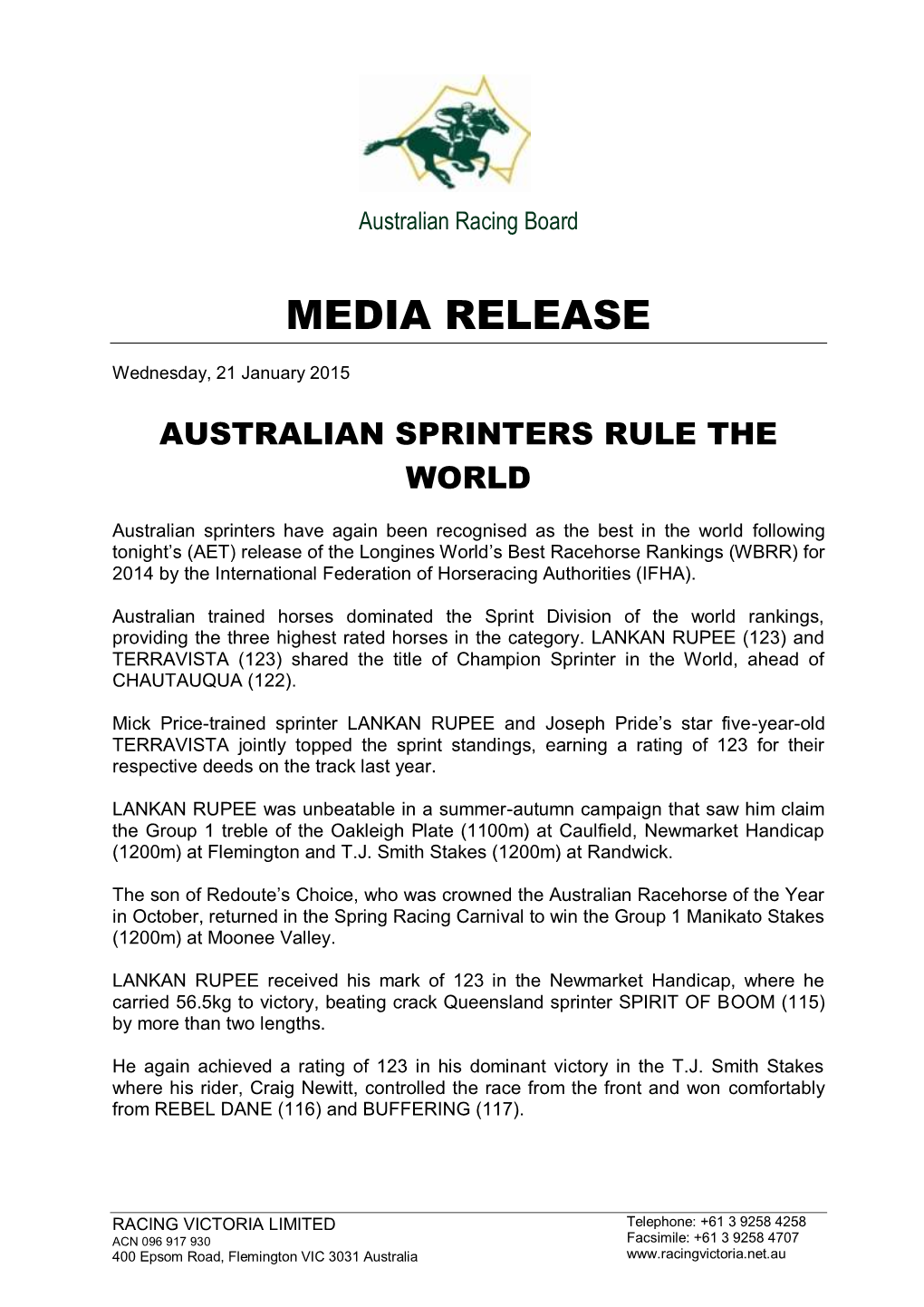 Media Release