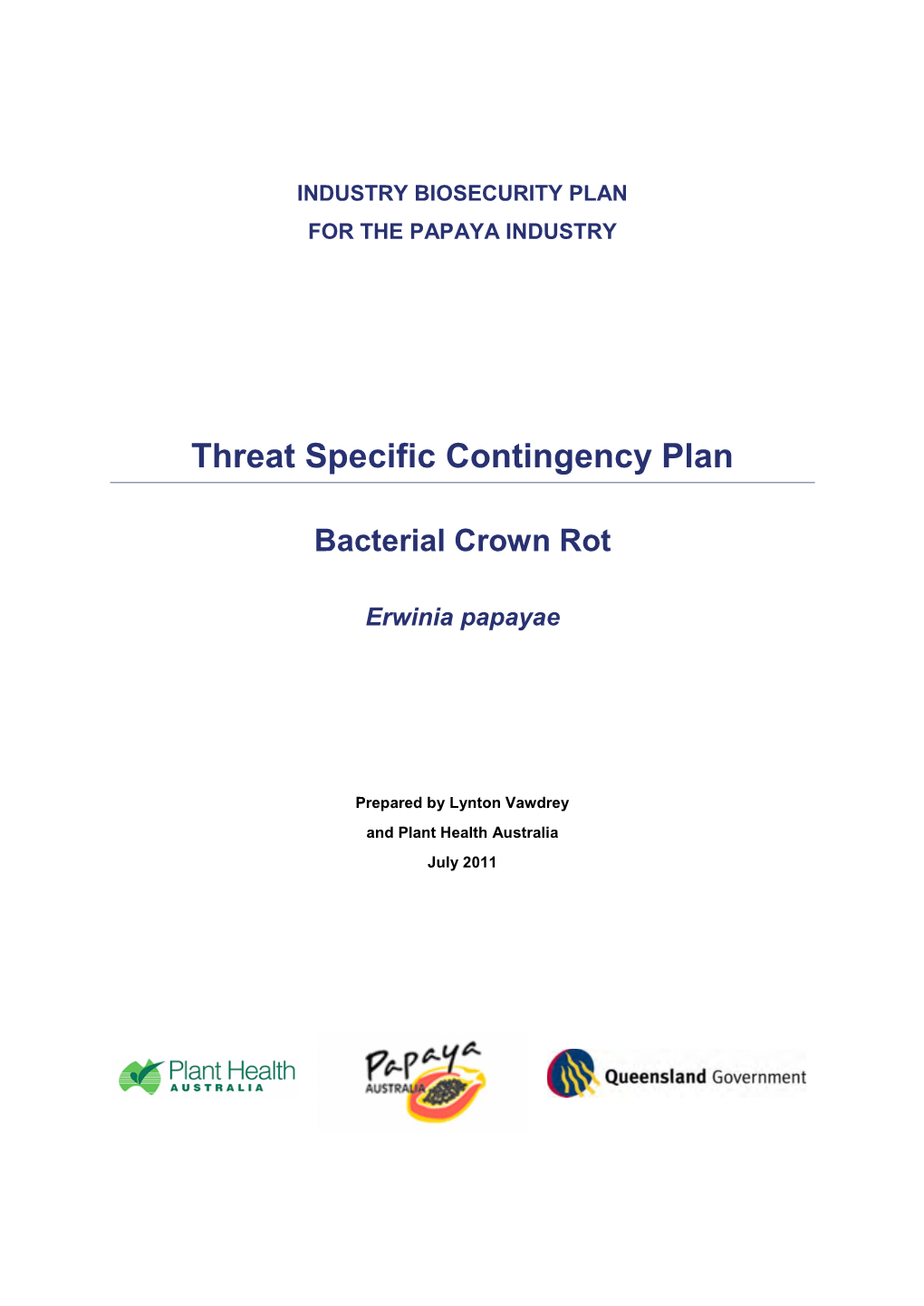 Bacterial Crown Rot CP