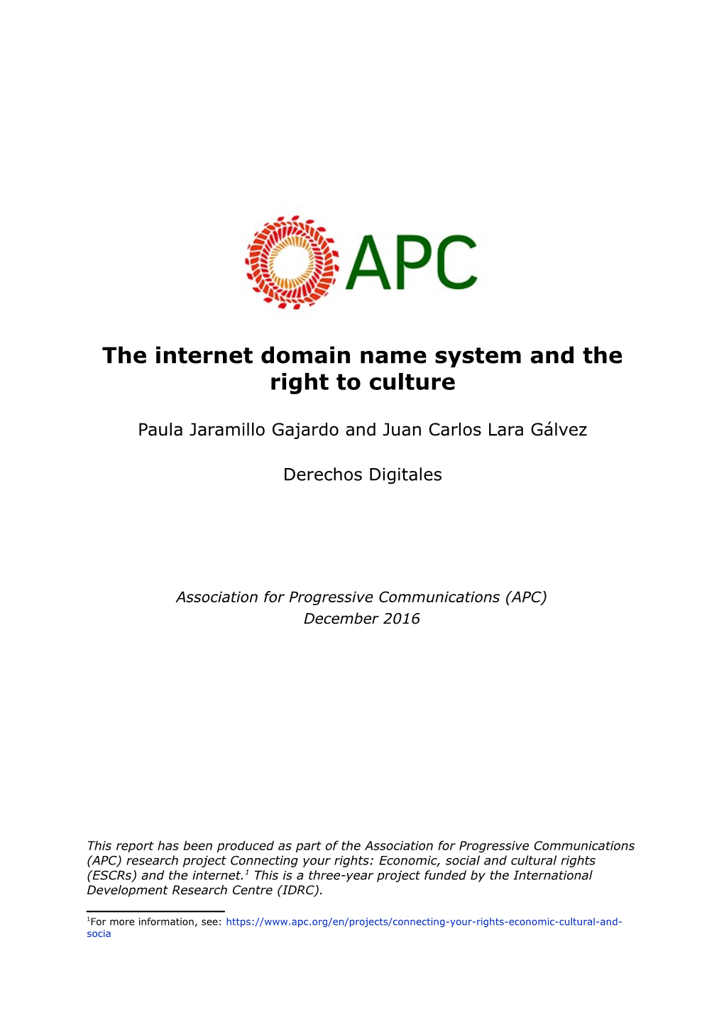 The Internet Domain Name System and the Right to Culture