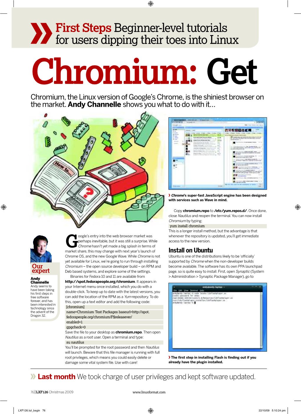 Chromium: Get Chromium, the Linux Version of Google’S Chrome, Is the Shiniest Browser on the Market