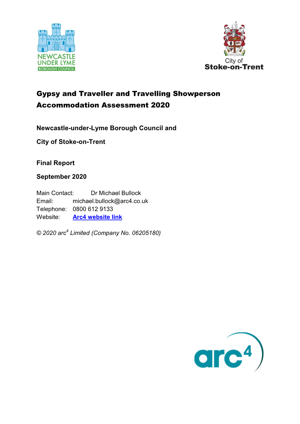 Gypsy and Traveller and Travelling Showperson Accommodation Assessment 2020