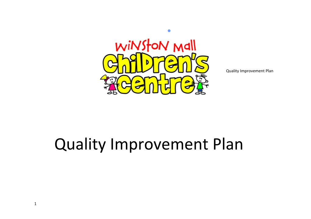 Quality Improvement Plan