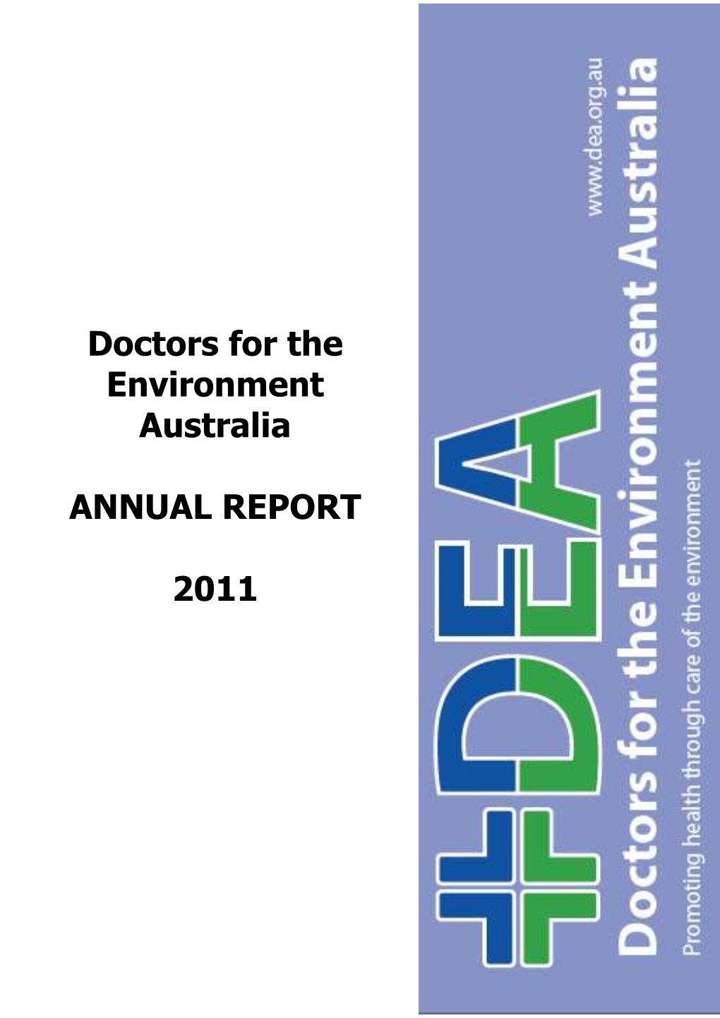 DEA Annual Report 2011