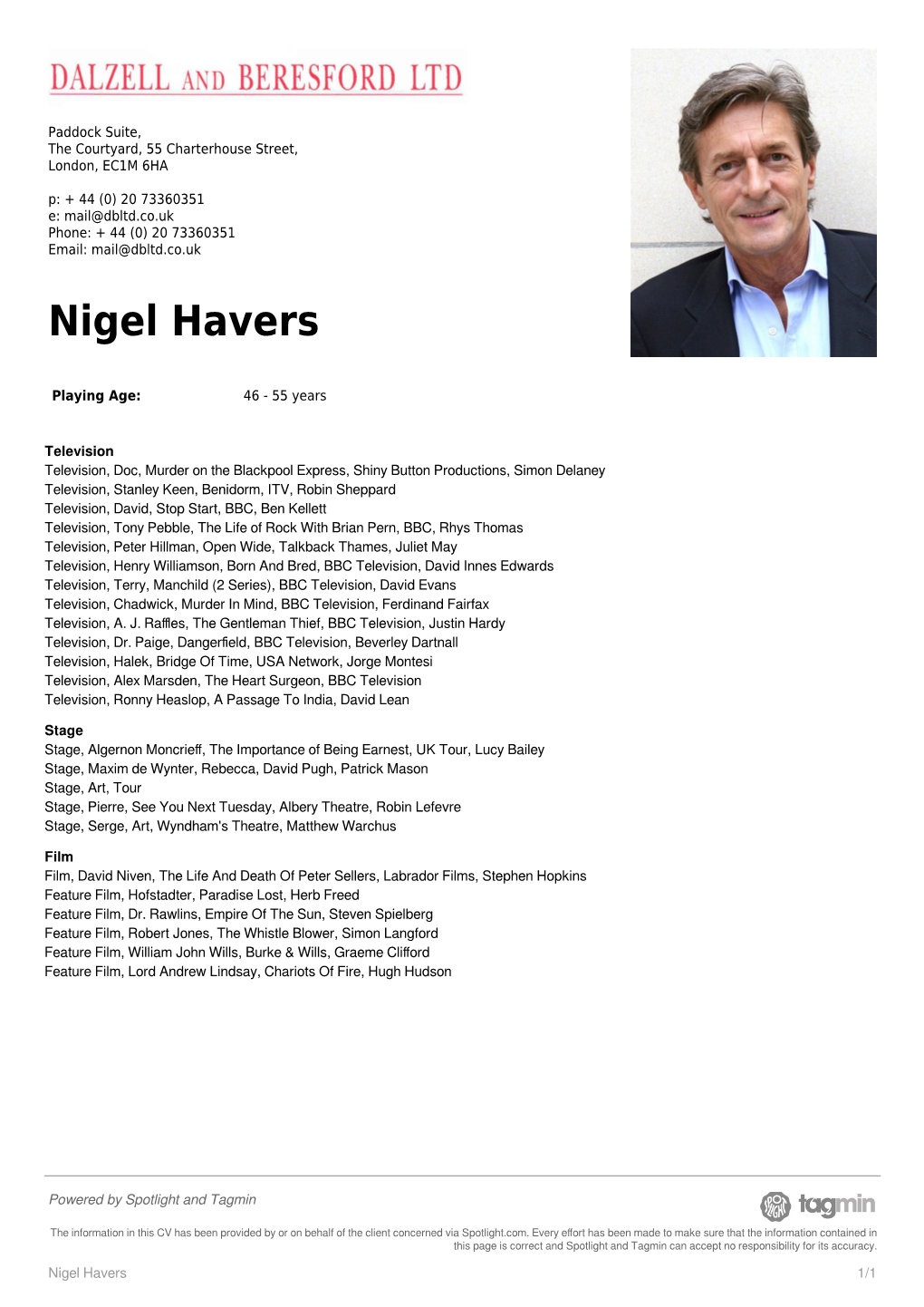 Nigel Havers