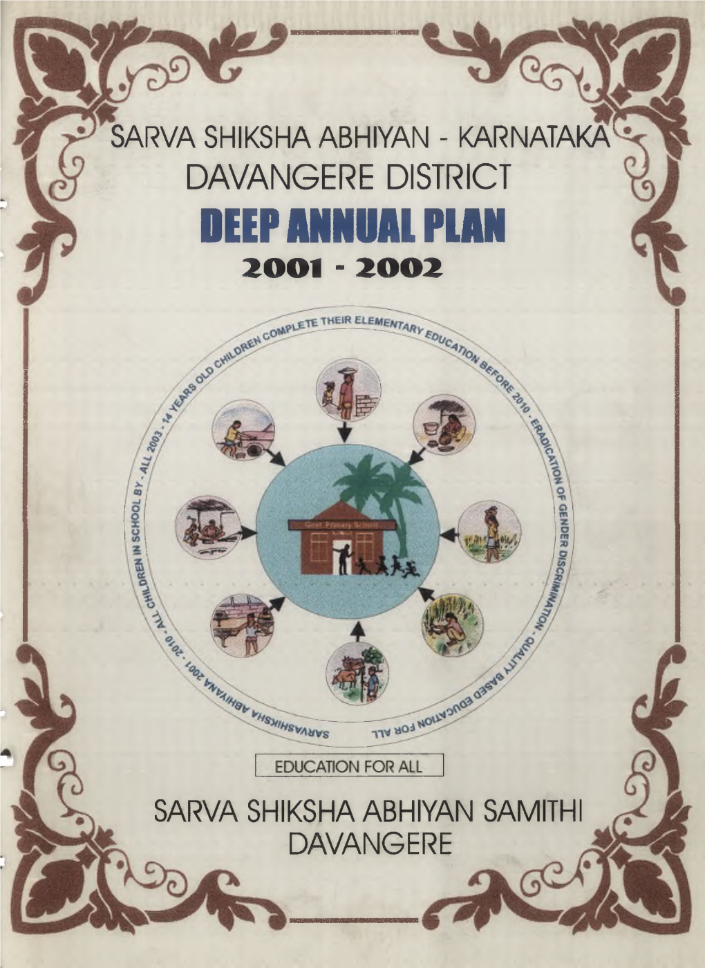 DAVANGERE DISTRICT DEEP Annual PIAN 2001 - 2002