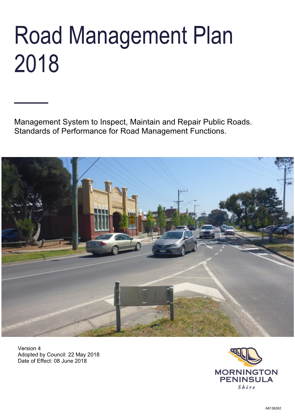 Road Management Plan 2018 ___