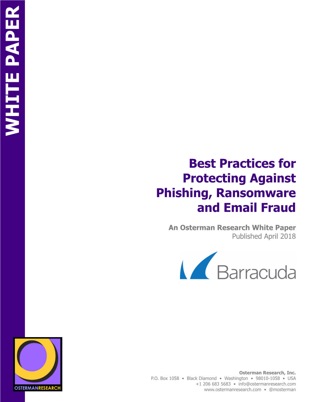 Best Practices for Protecting Against Phishing, Ransomware and Email Fraud