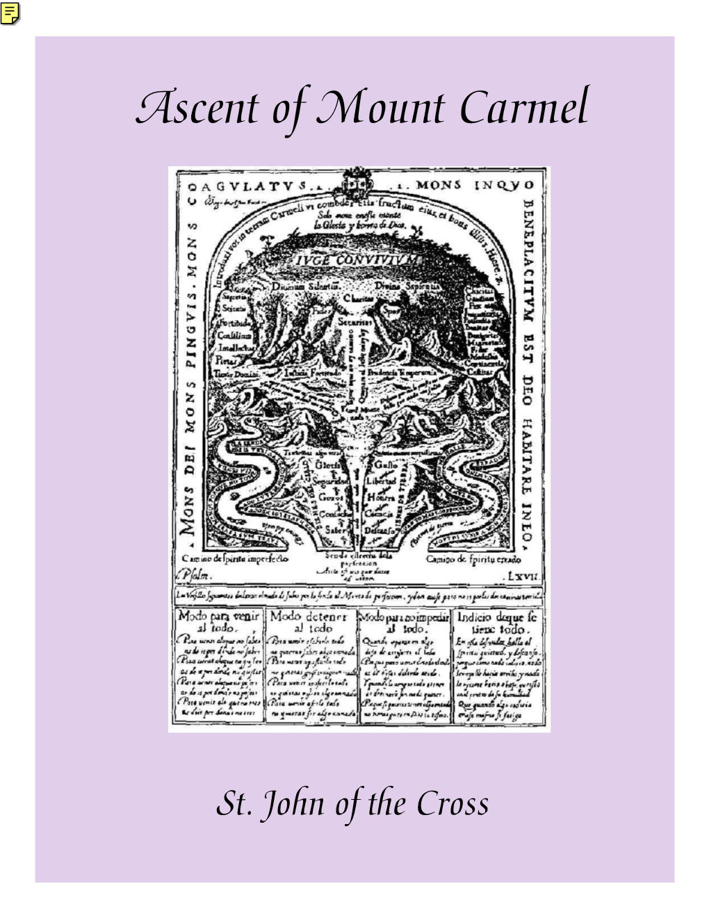 Ascent of Mount Carmel