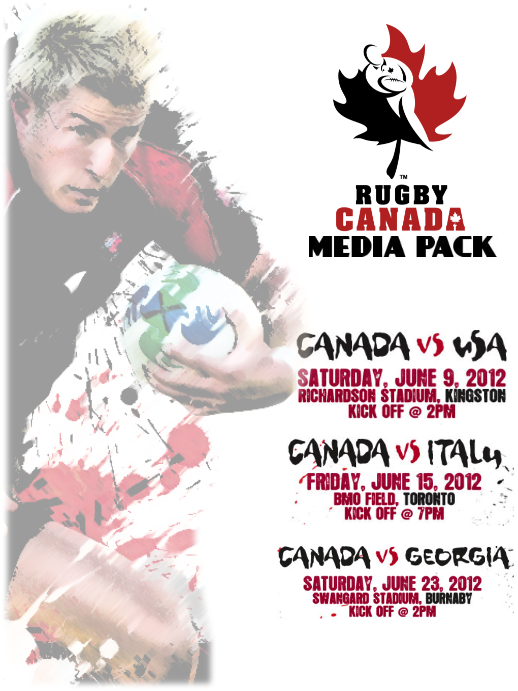 Rugby Canada Summer Test Match Mediapack.Pdf