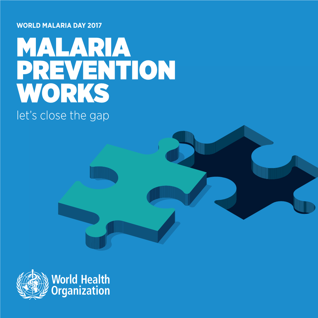 Malaria Prevention Works Let’S Close the Gap