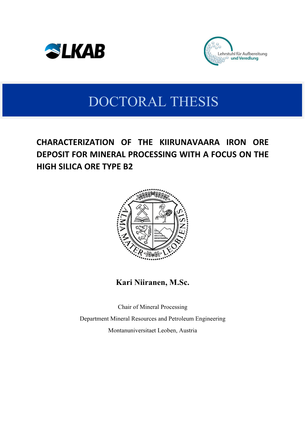 Doctoral Thesis