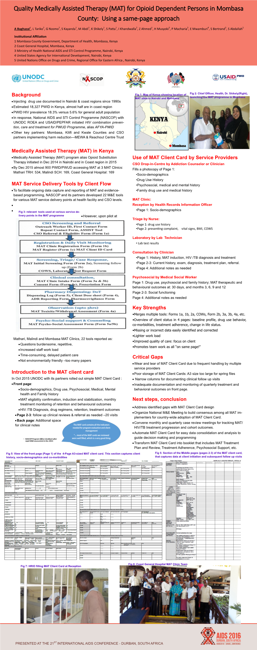 Background Medically Assisted Therapy (MAT) in Kenya MAT