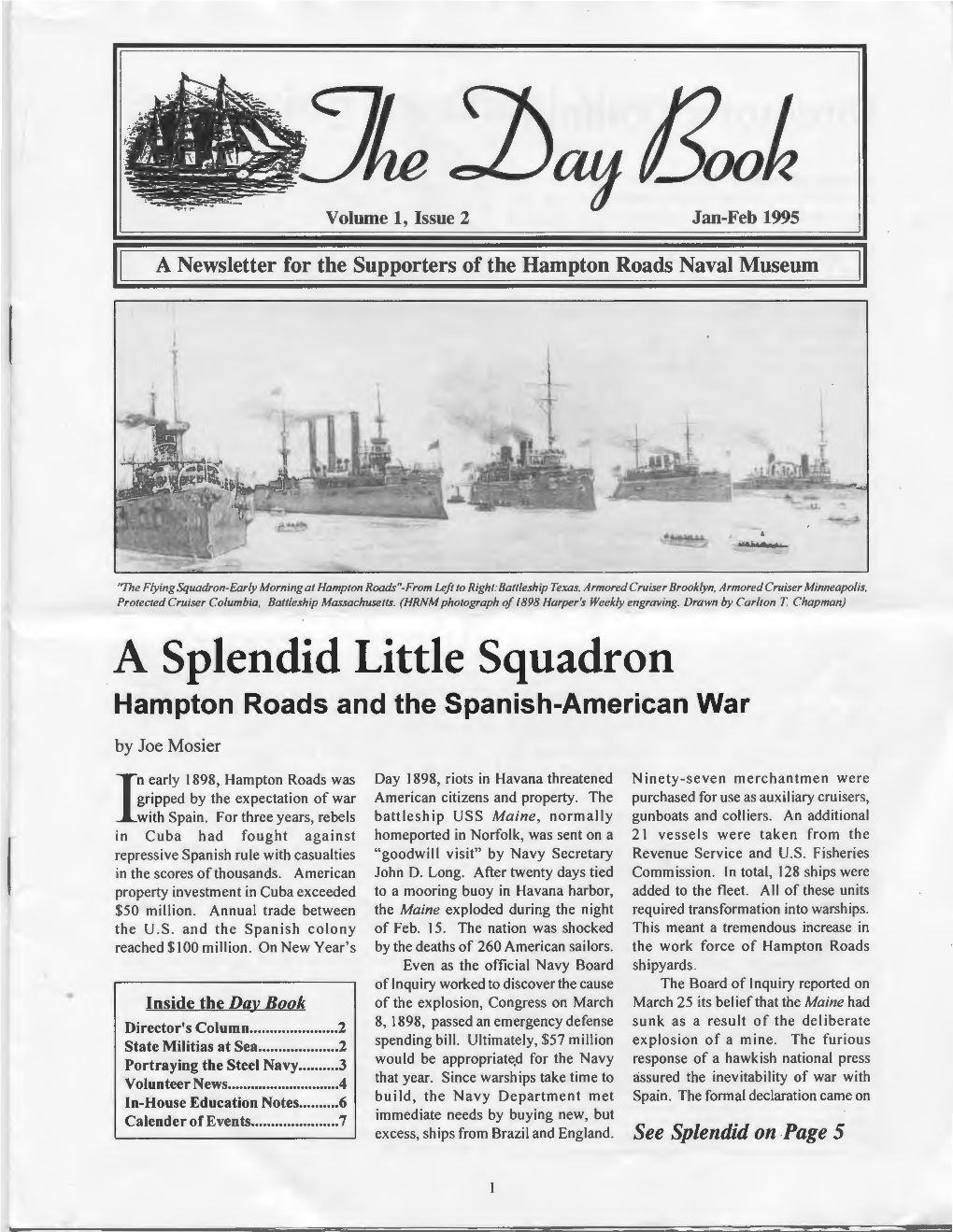 A Splendid Little Squadron Hampton Roads and the Spanish-American War