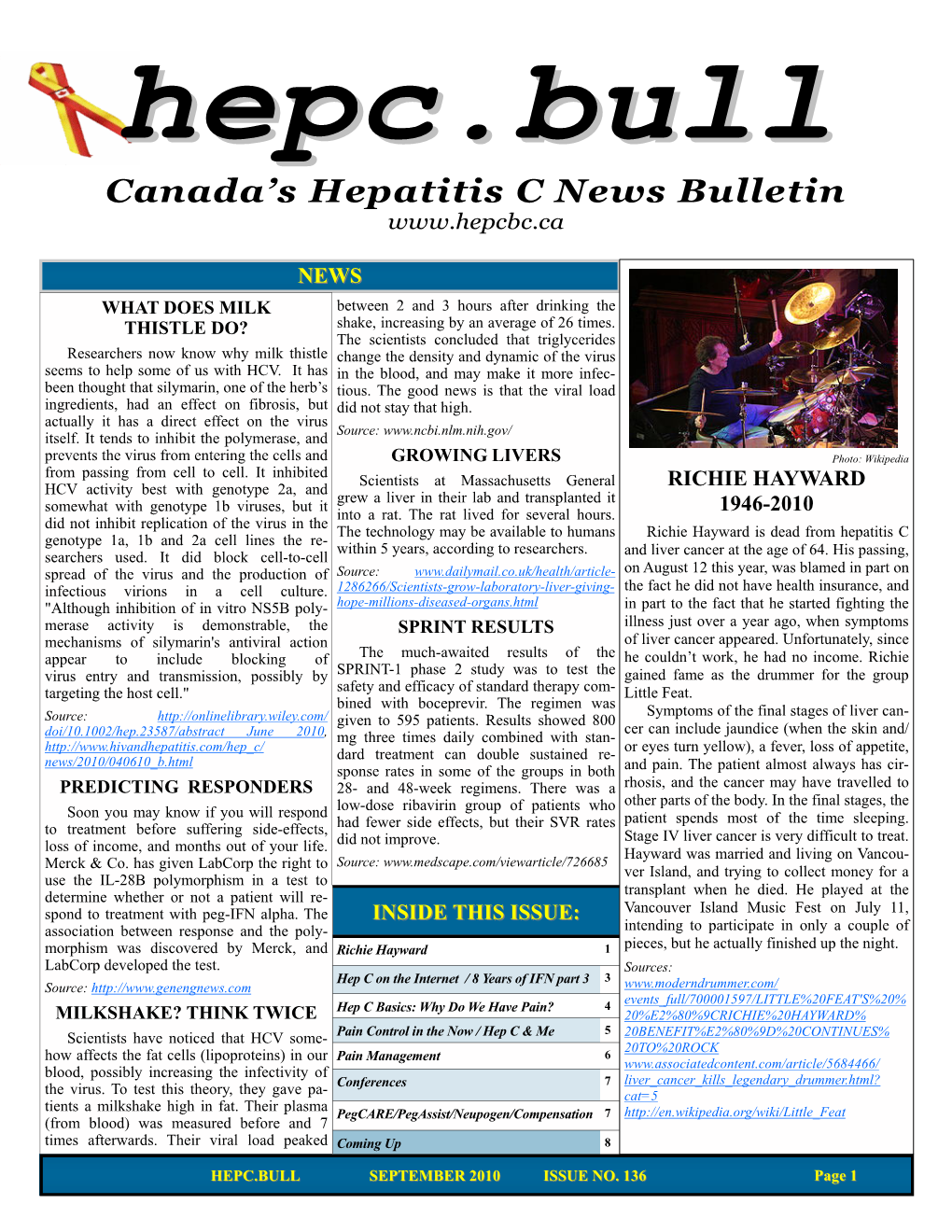 Canada's Hepatitis C News Bulletin