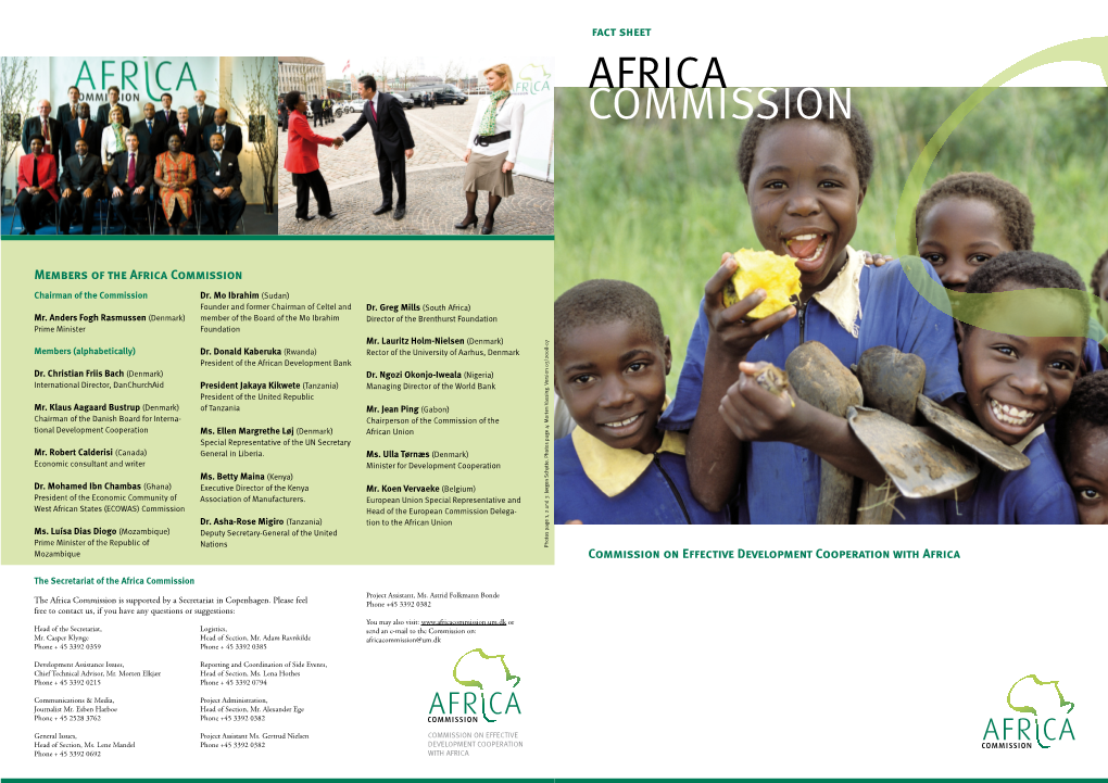 Commission on Effective Development Cooperation with Africa