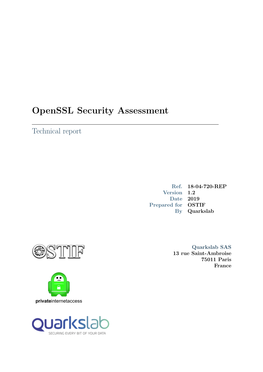 Openssl Security Assessment