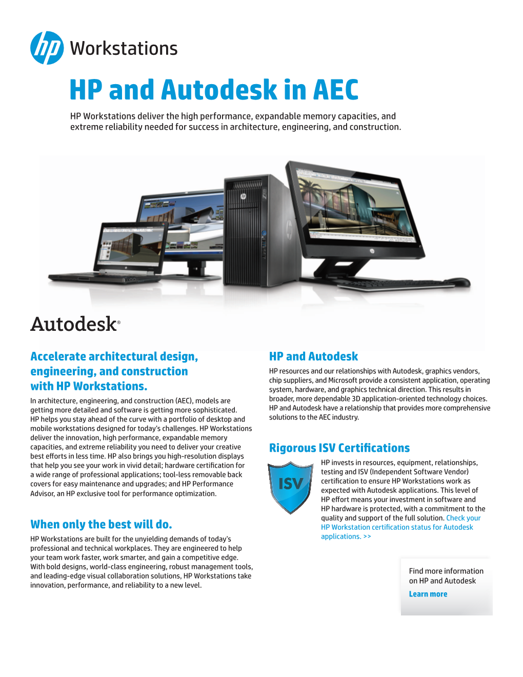 HP and Autodesk In