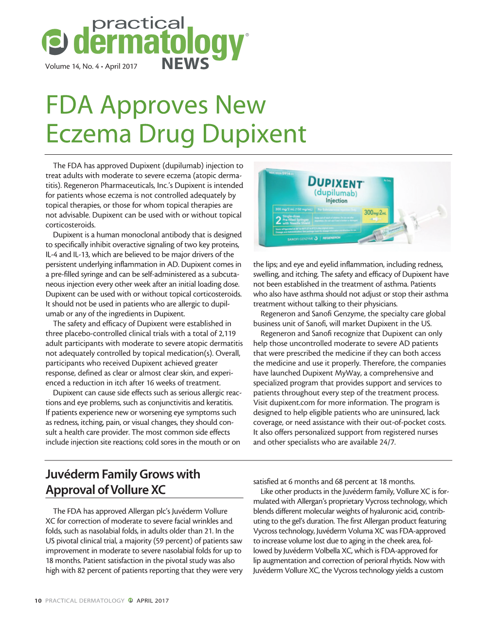 FDA Approves New Eczema Drug Dupixent