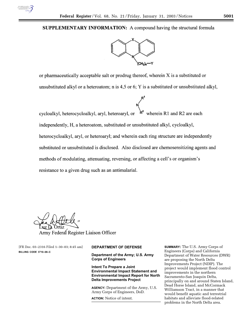 Federal Register/Vol. 68, No. 21/Friday, January 31