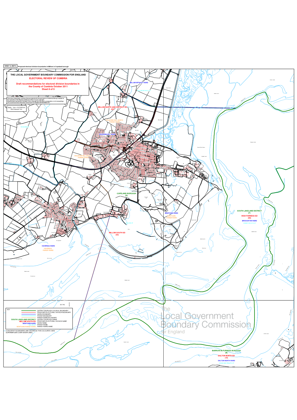 THE LOCAL GOVERNMENT BOUNDARY COMMISSION for ENGLAND E