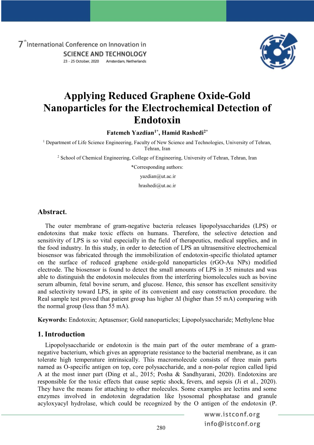 Applying Reduced Graphene Oxide-Gold Nanoparticles for The