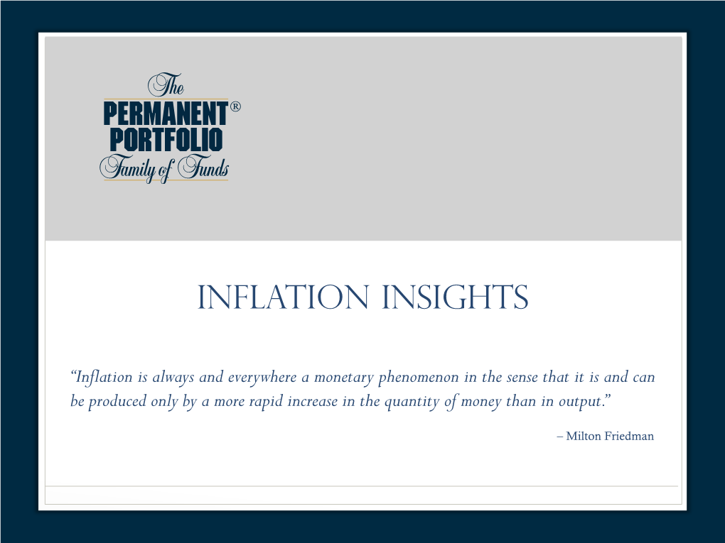 Inflation Insights
