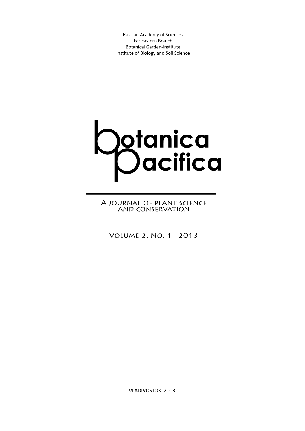 Botanica Pacifica