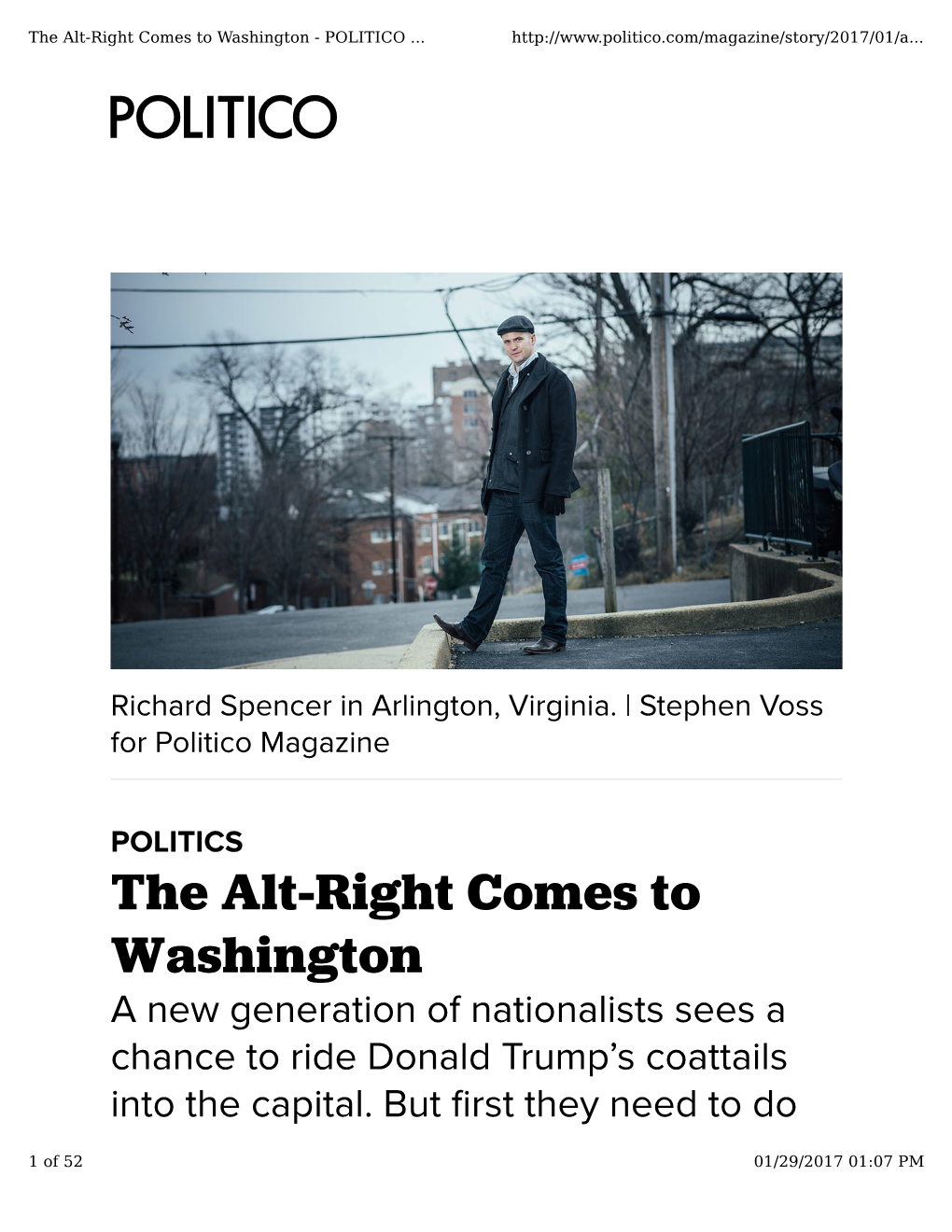 The Alt-Right Comes to Washington - POLITICO