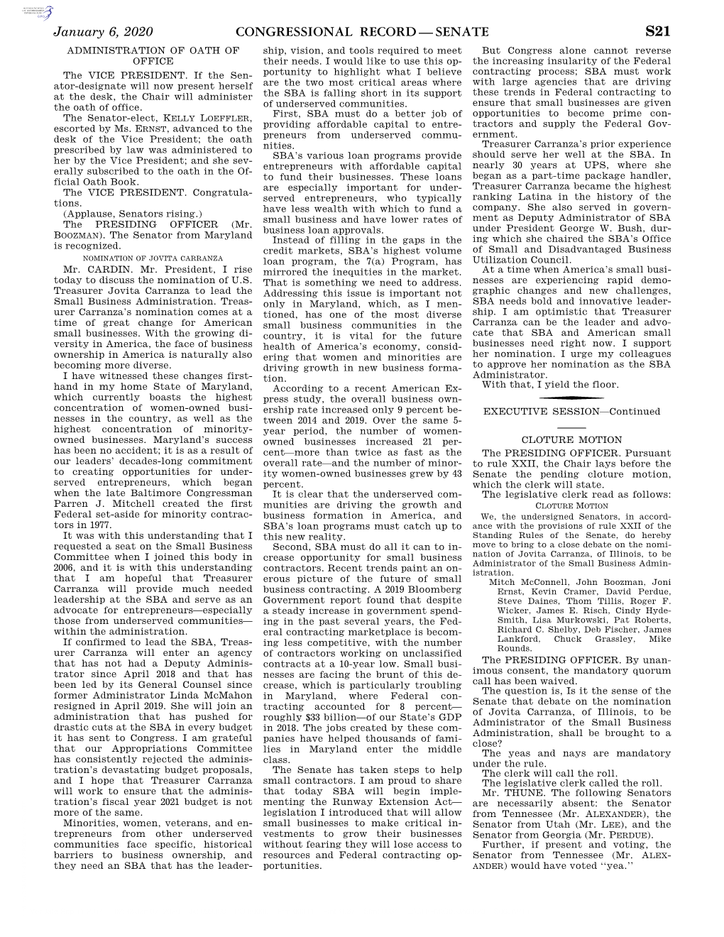 Congressional Record—Senate