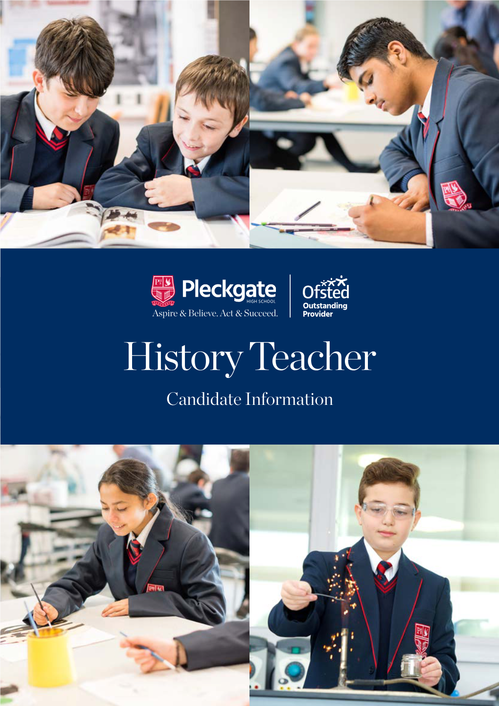 History Teacher Candidate Information Welcome