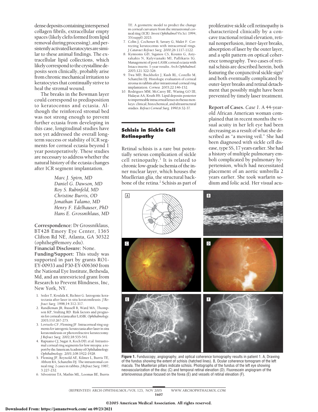 Idiopathic Thrombocytopenic Purpura with Massive Subretinal Hemorrhage