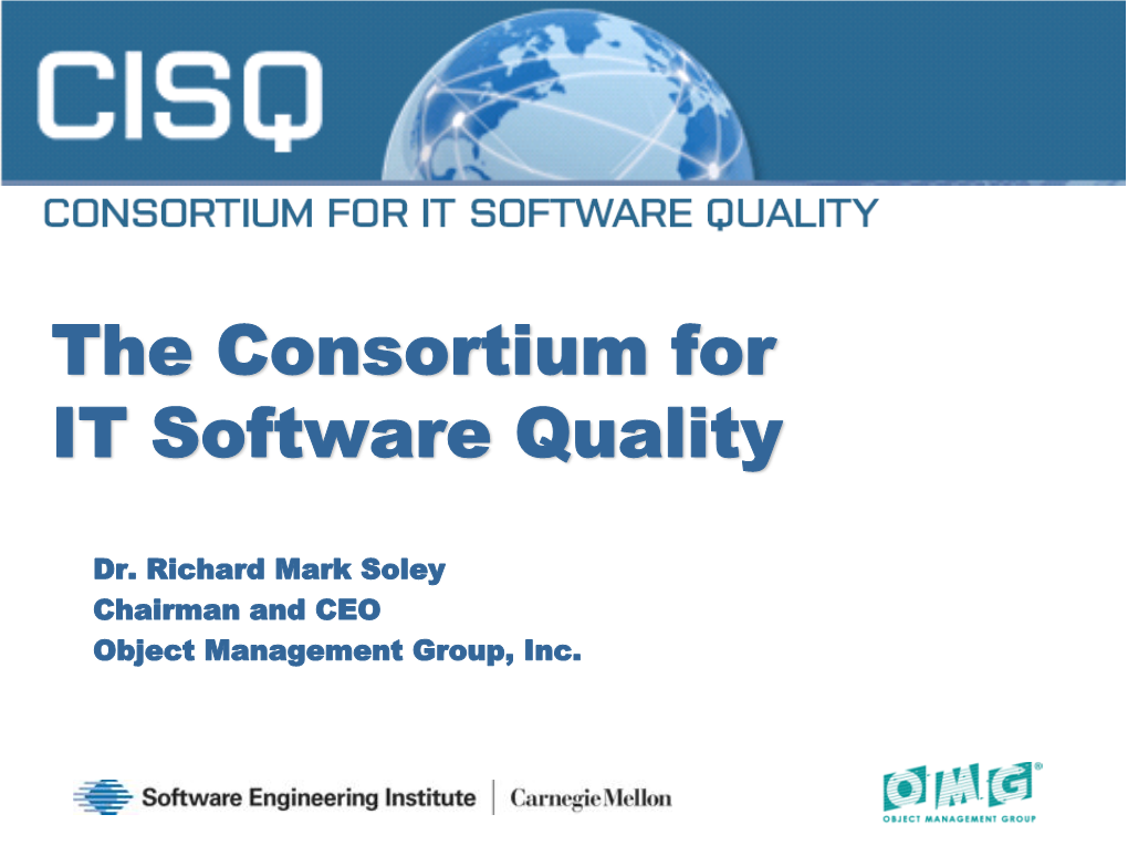 The Consortium for IT Software Quality