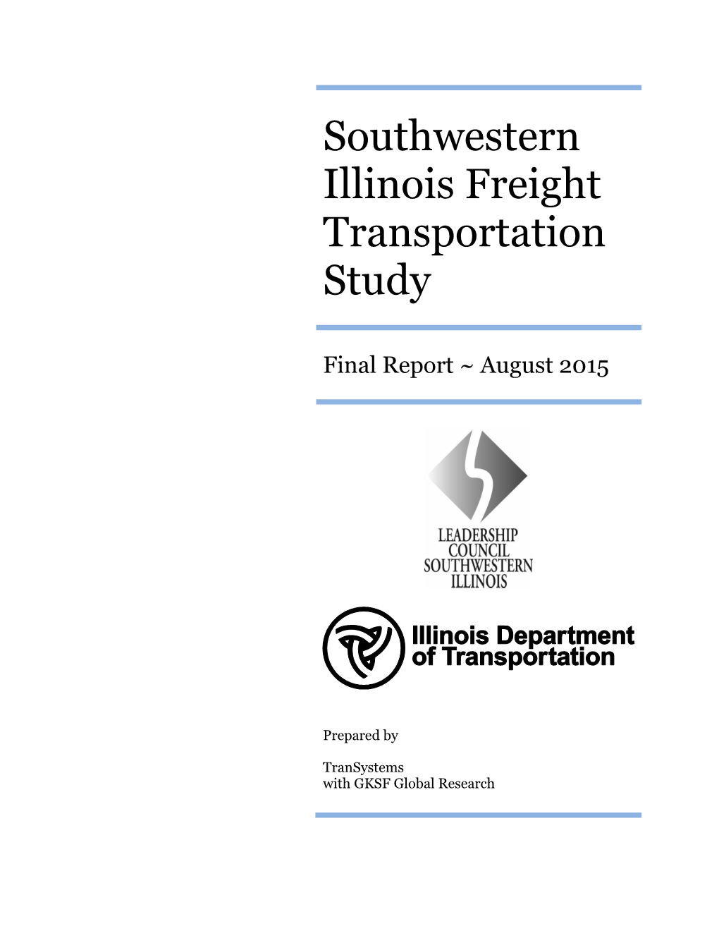 Southwestern Illinois Freight Transportation Study