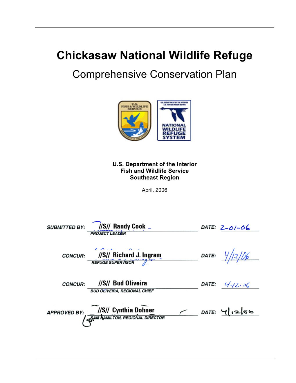 Chickasaw National Wildlife Refuge