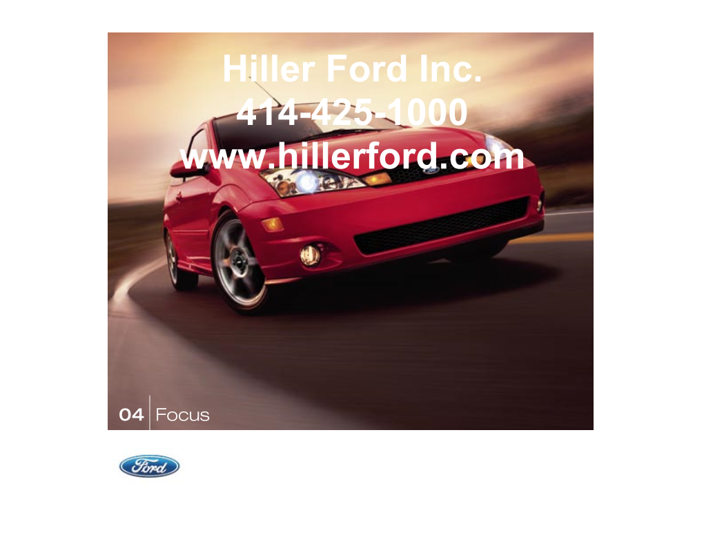 Hiller Ford Inc. 414-425-1000