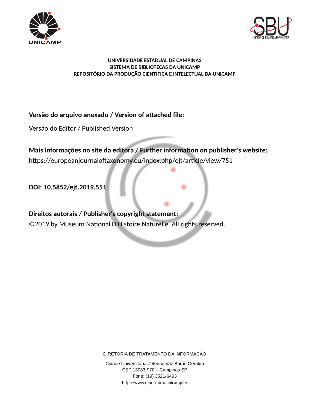 Versão Do Arquivo Anexado / Version of Attached File: Versão Do Editor / Published Version