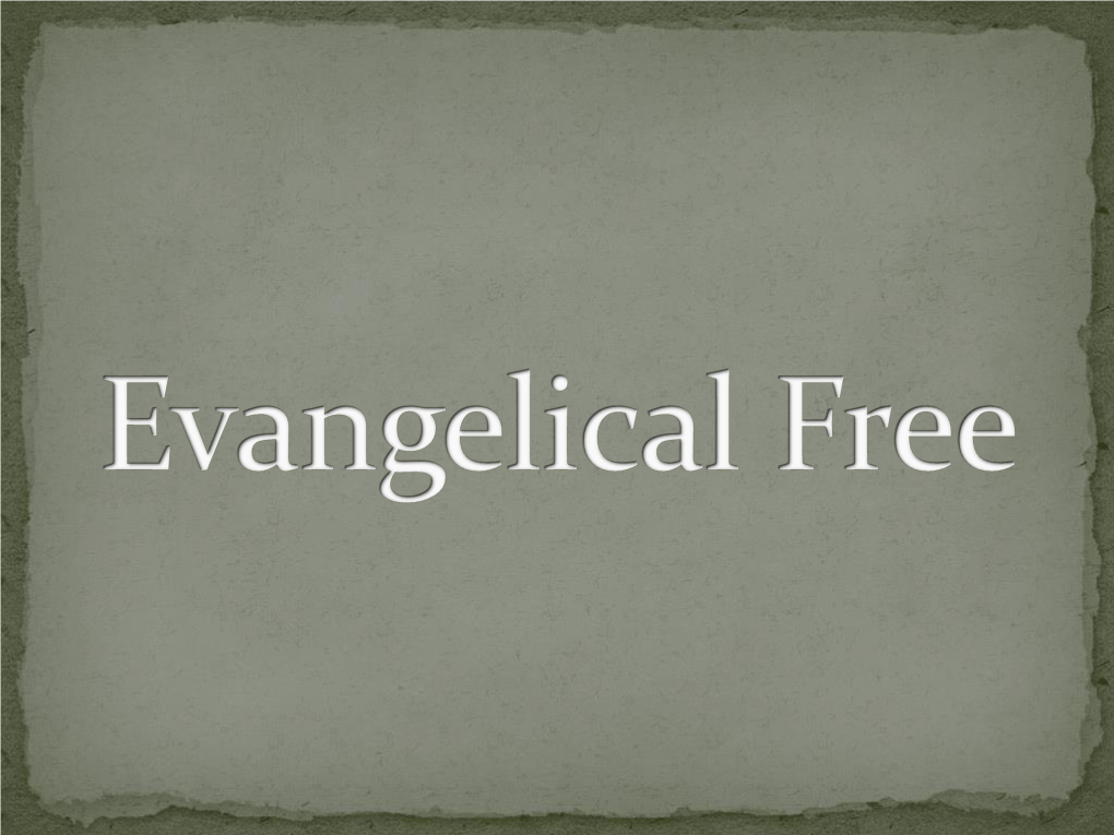 Evangelical Free.Pdf