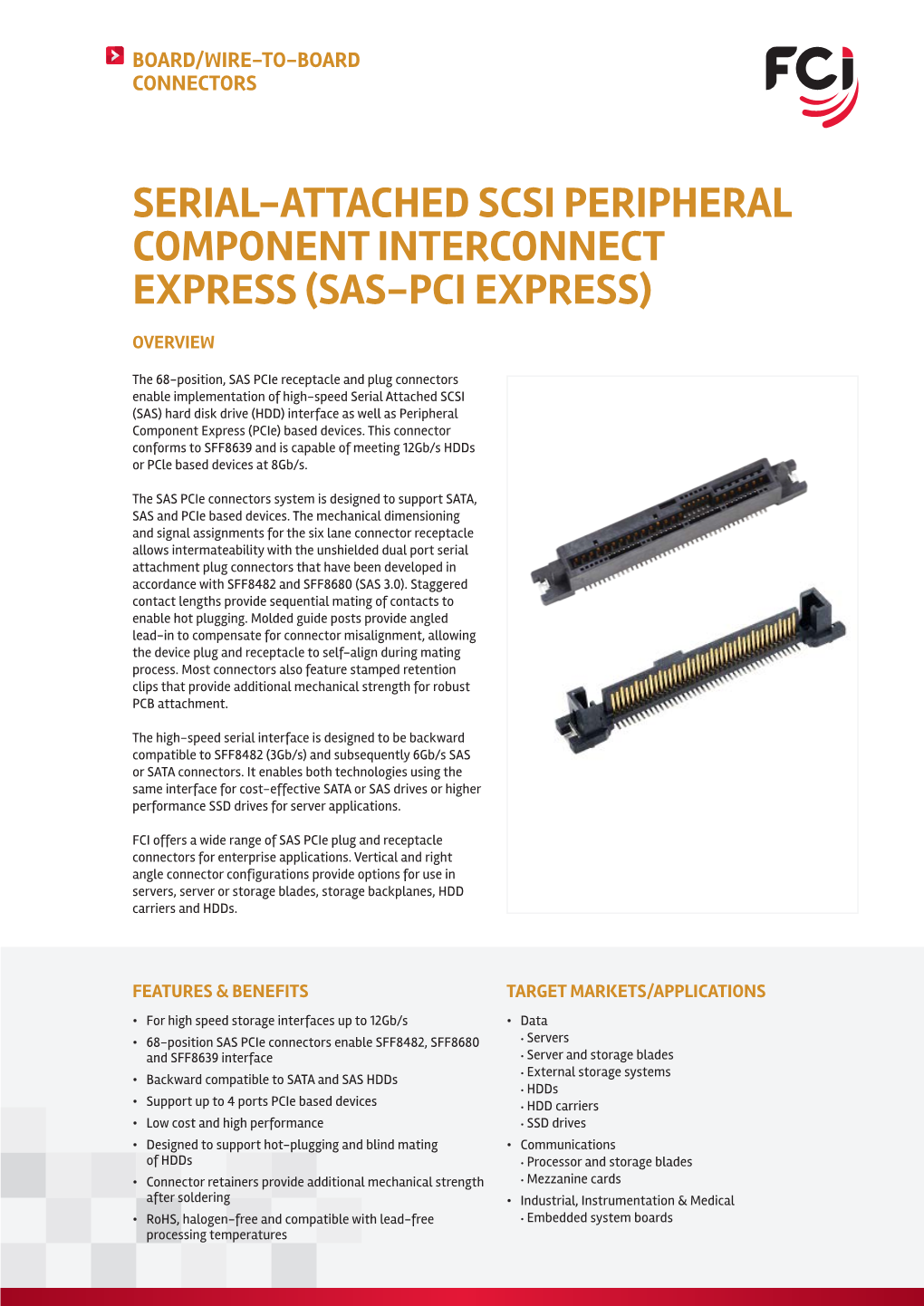 Serial-Attached Scsi Peripheral Component Interconnect Express (Sas-Pci Express)