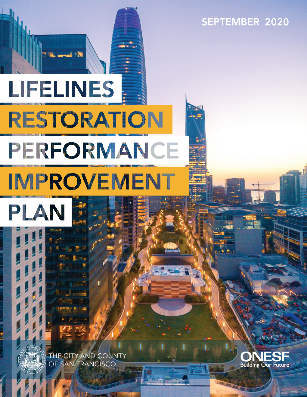 Lifelines Restoration Performance Improvement Plan