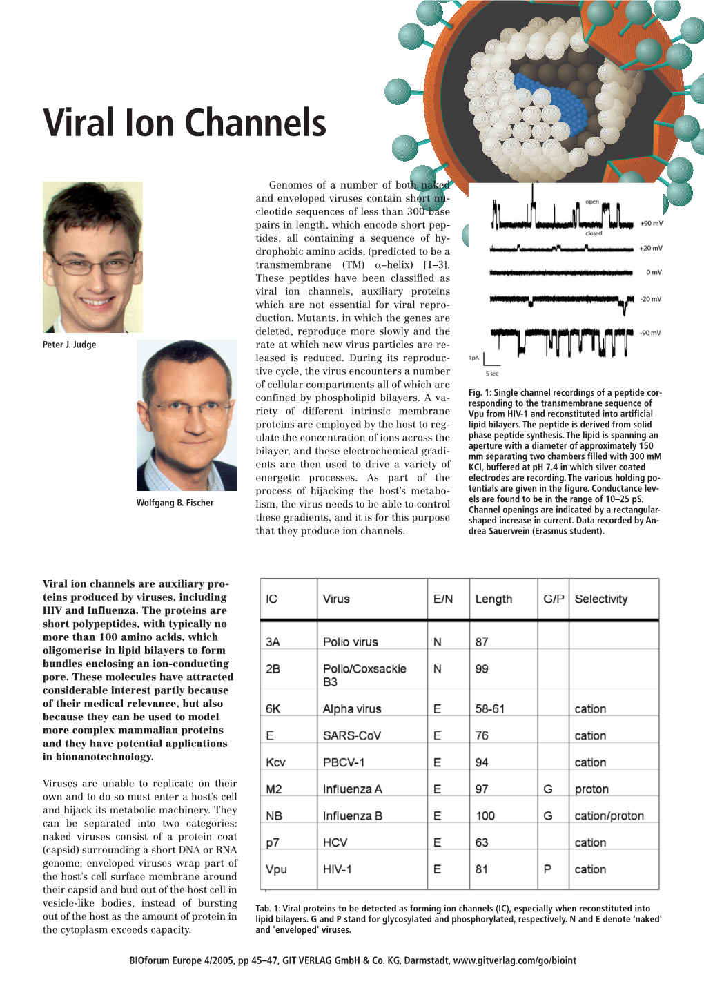 Viral Ion Channels