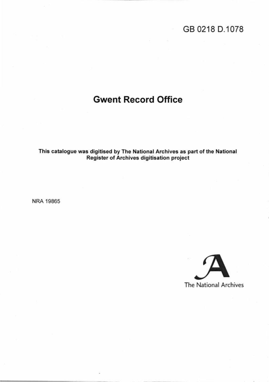 Gwent Record Office