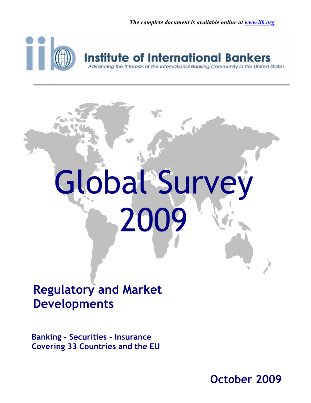 Global Survey 2009