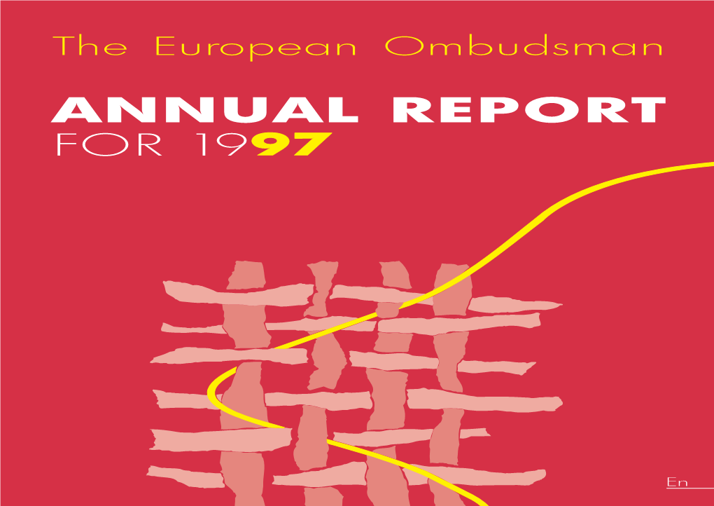 Annual Report for 1997