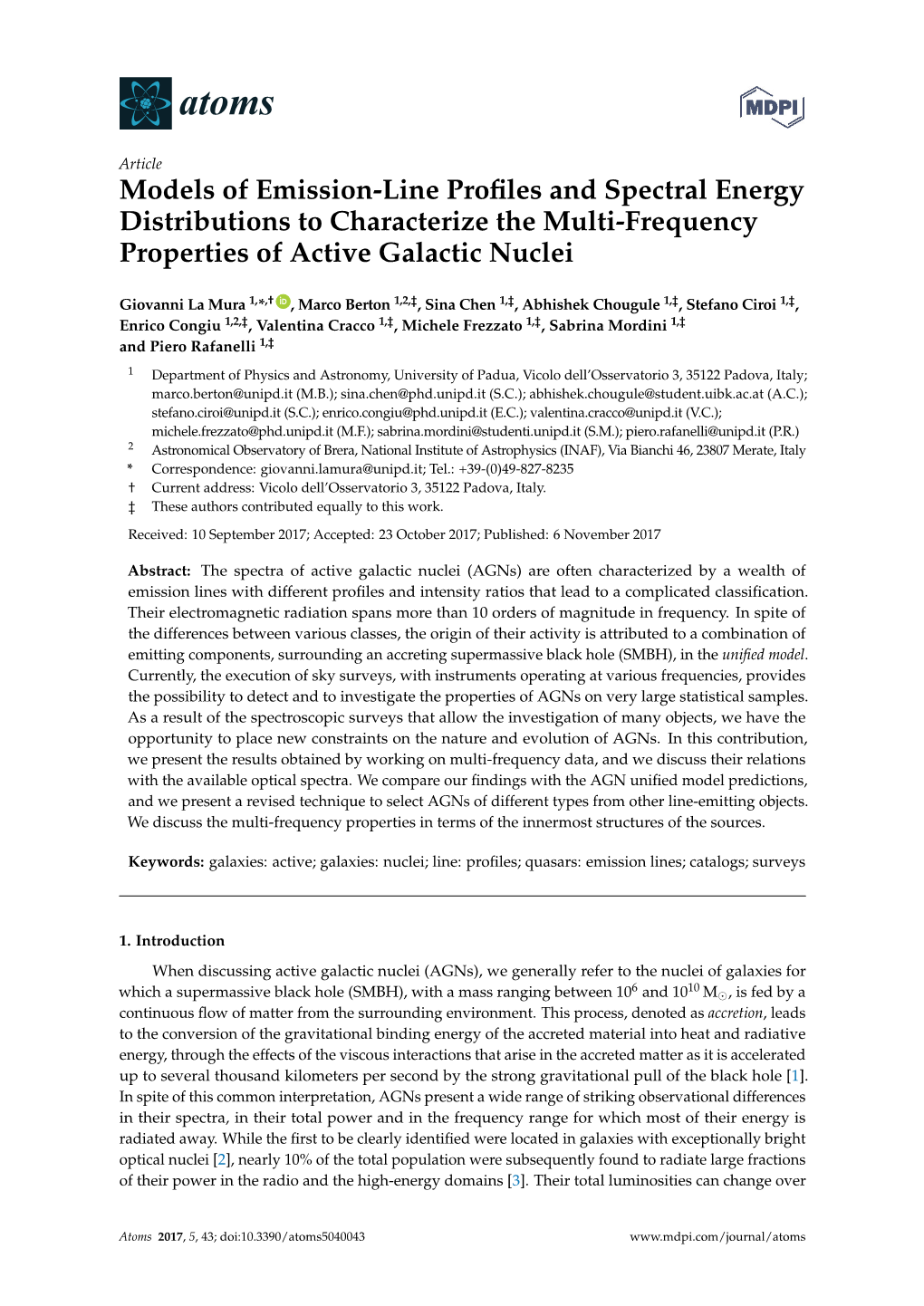 Models of Emission-Line Profiles and Spectral Energy Distributions To