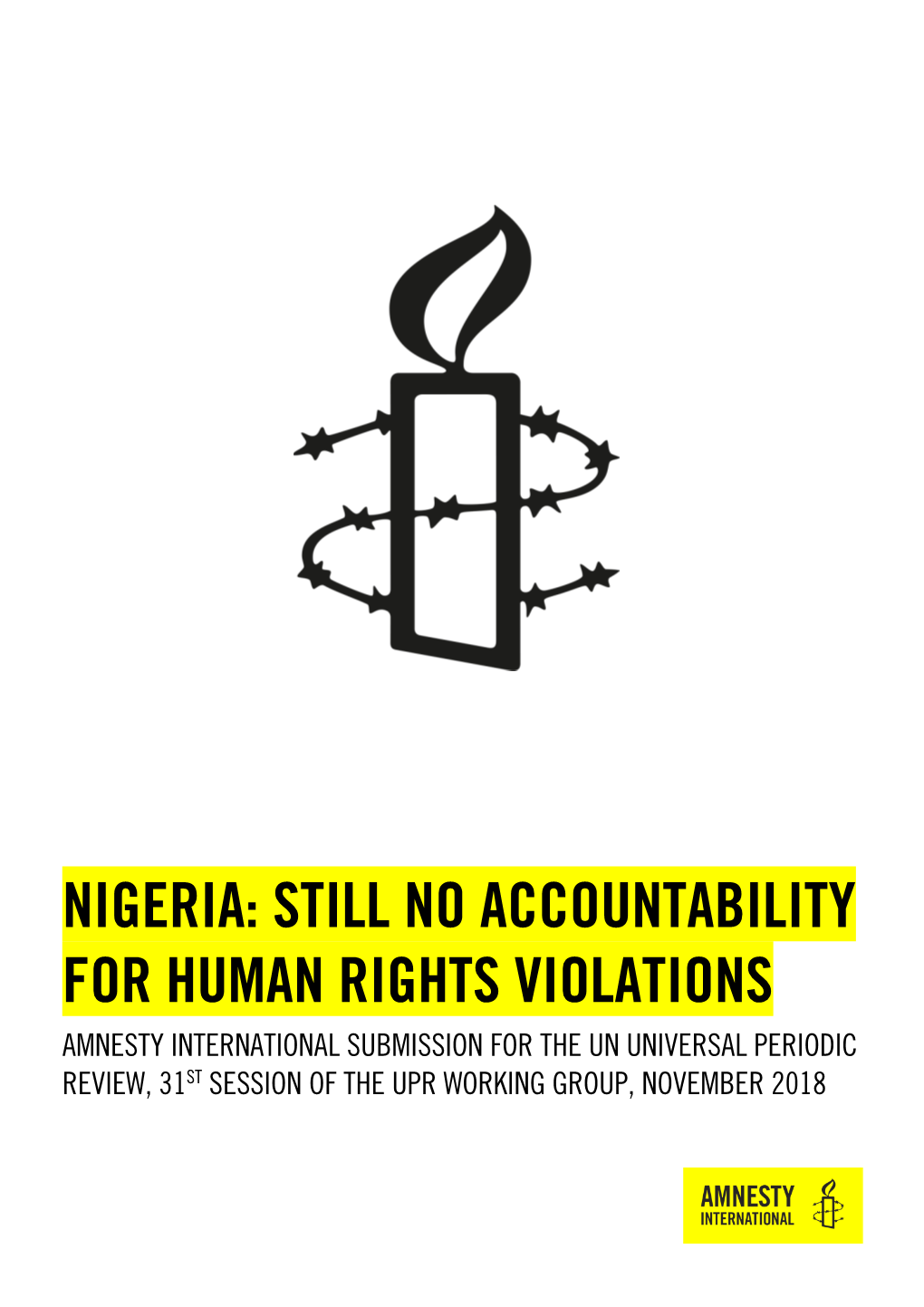 Nigeria: Still No Accountability for Human Rights Violations