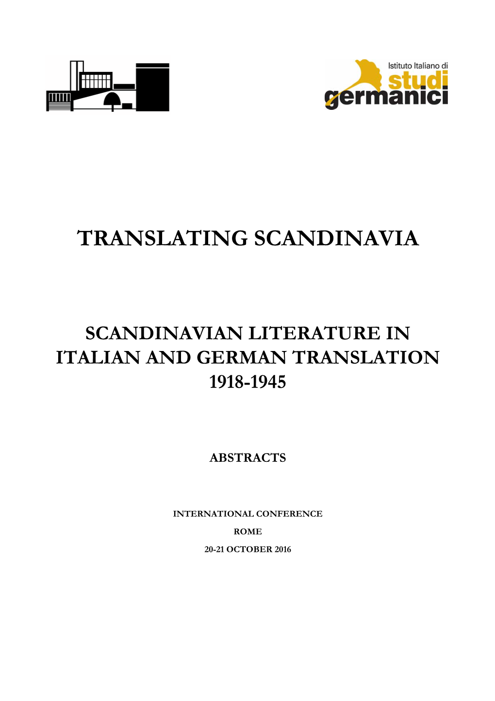 Translating Scandinavia