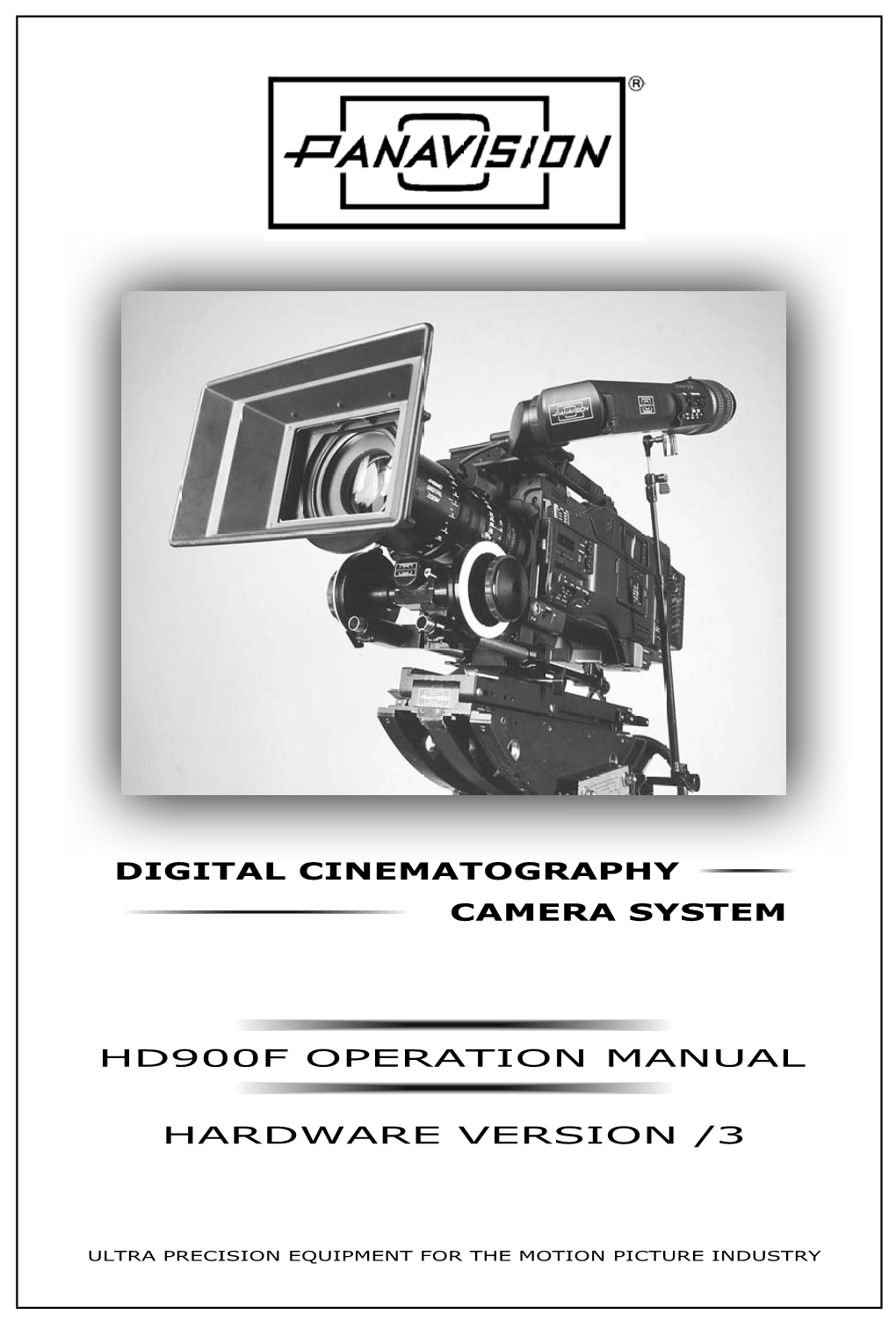 Digital Cinematography Camera System Hd900f